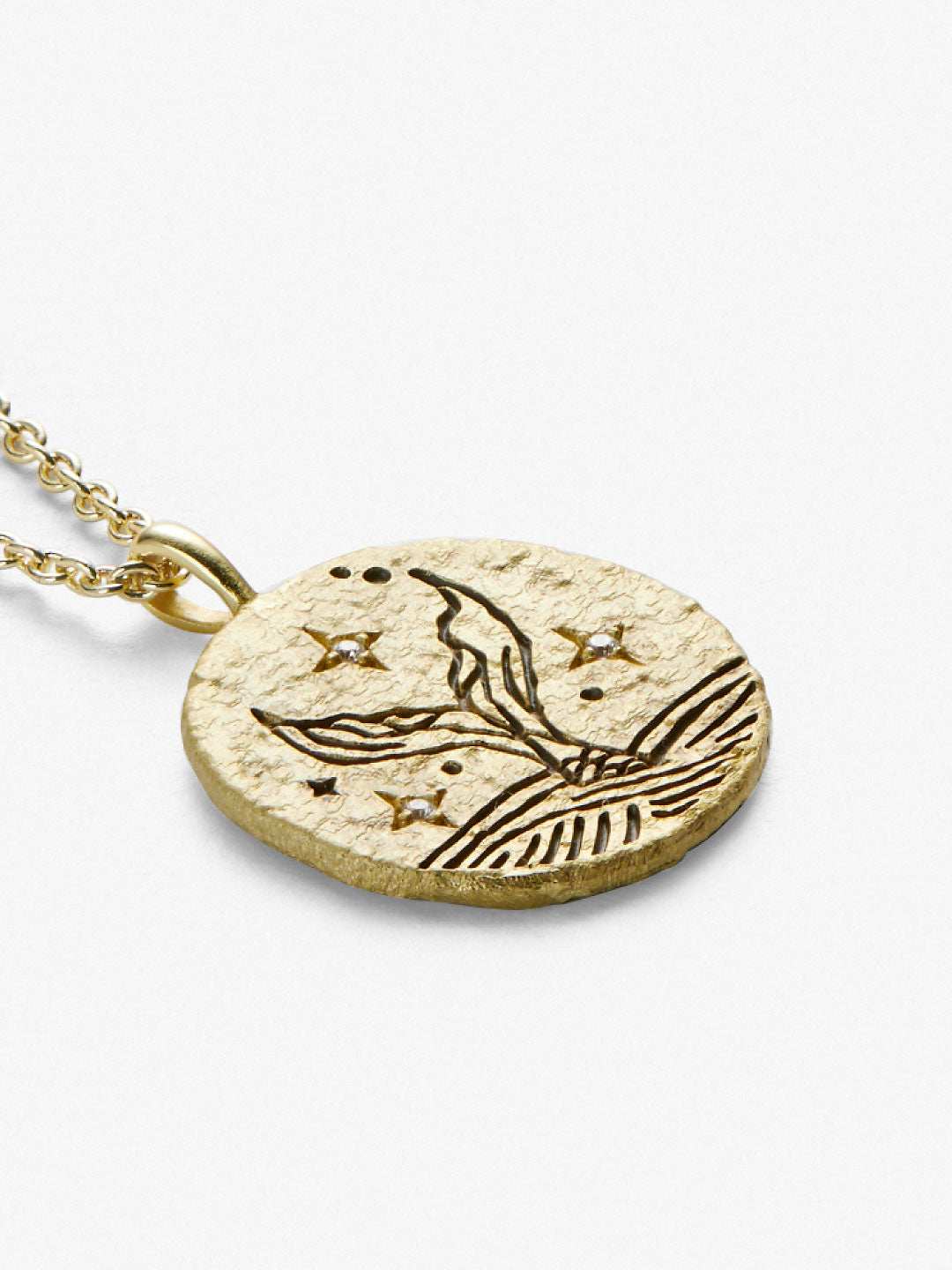Ana Luisa Jewelry Necklaces Pendants Gold Coin Necklace Water Pendant Gold
