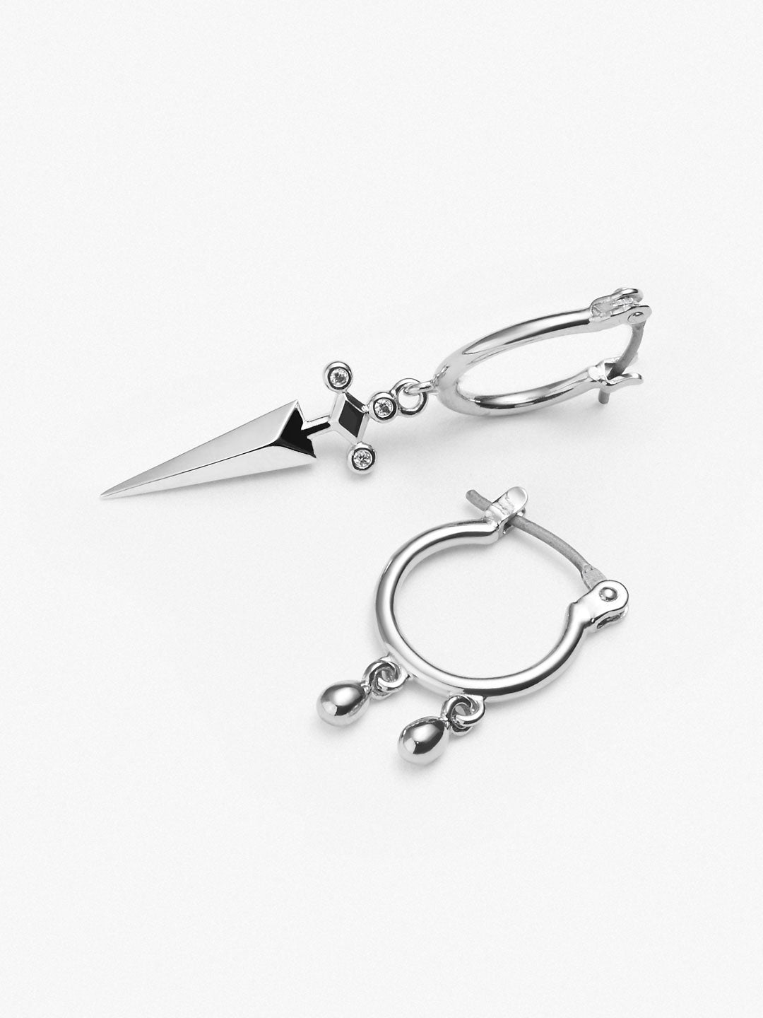 Ana Luisa Jewelry Earrings Hoops Silver Dagger Earrings Hana Lee Silver