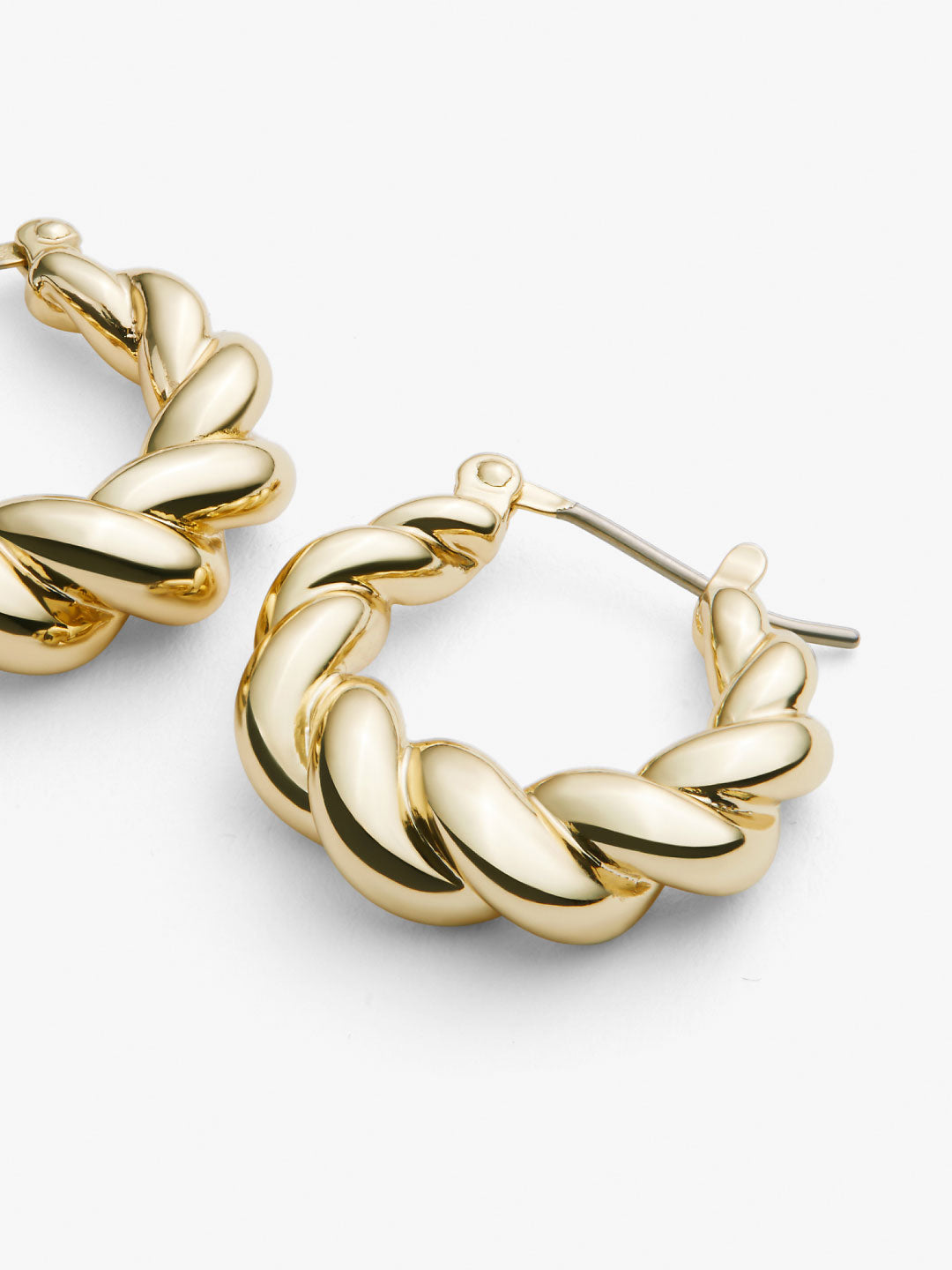 Ana Luisa Jewelry Hoop Earrings Twisted Hoop Earrings Paris Gold