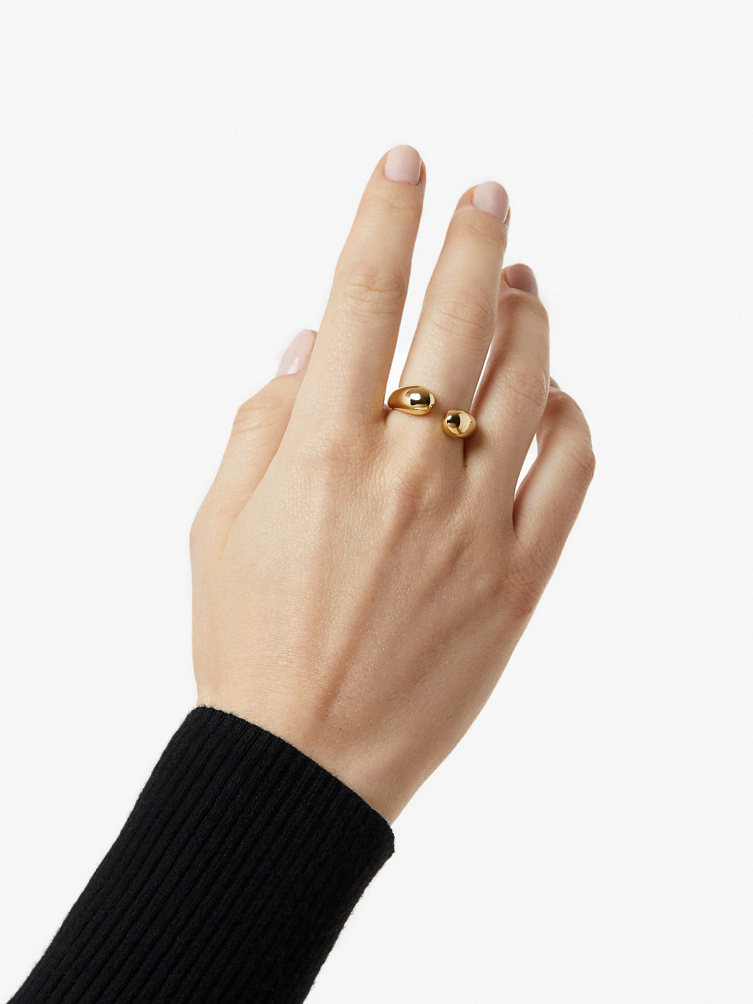 Ana Luisa Jewelry Rings Statement Rings Statement Ring Evan Gold