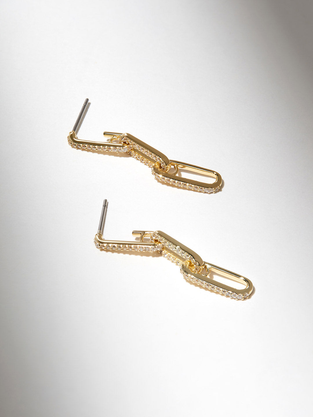 Ana Luisa Jewelry Earring Drop Chain Link Earrings Lyra Silver