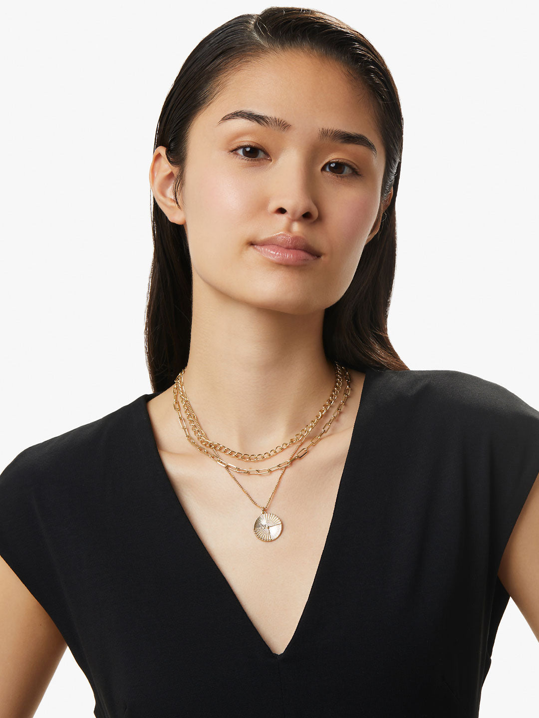 Ana Luisa Jewelry Necklaces Layered Necklace Set Michelle Gold