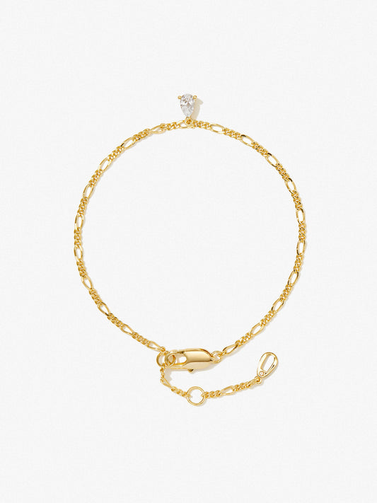 Ana Luisa Jewelry Bracelets Light Chains Figaro Bracelet Arabella Gold