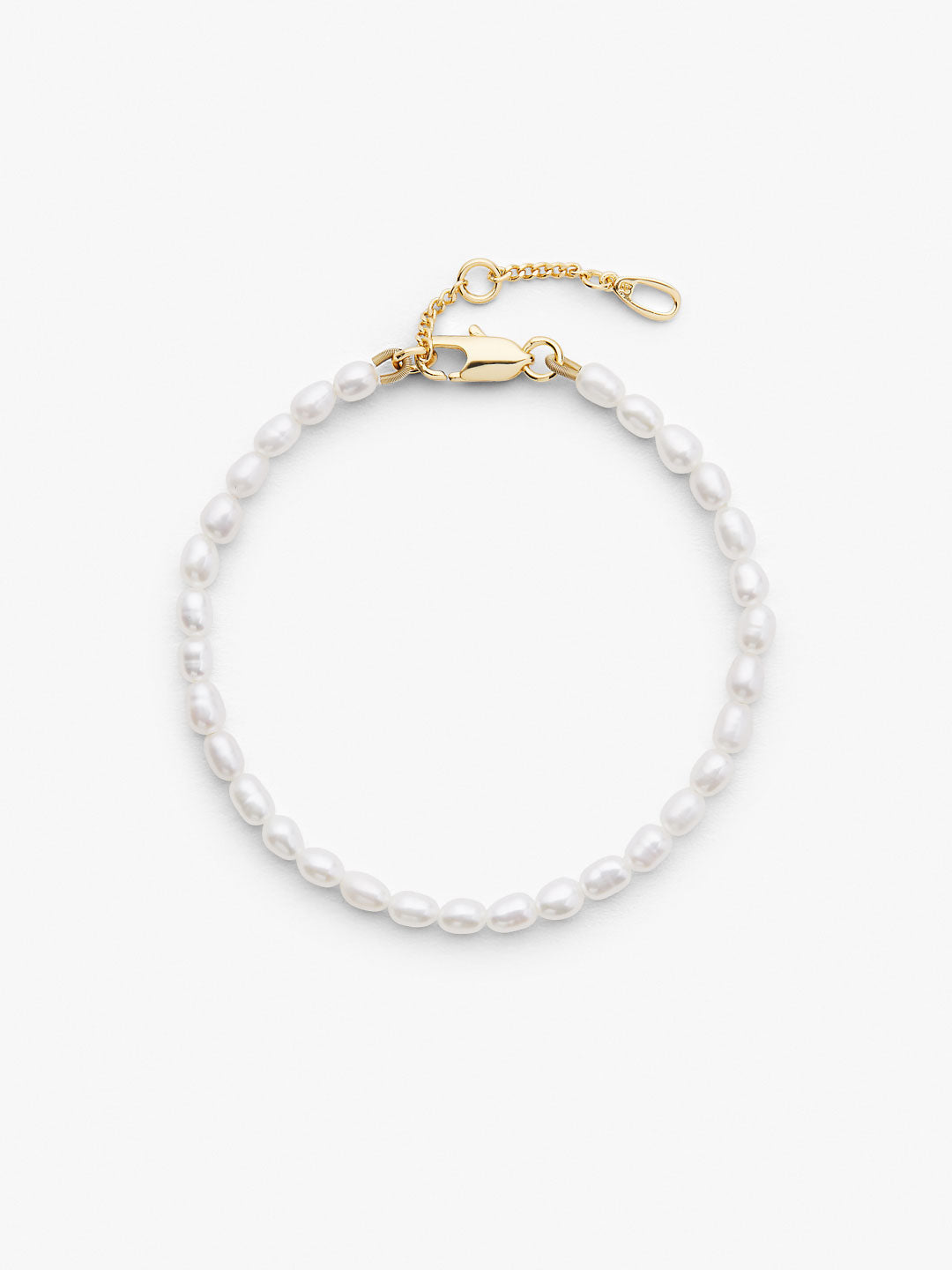 Ana Luisa Jewelry Bracelets Medium Chains Pearl Bracelet Kendall Gold
