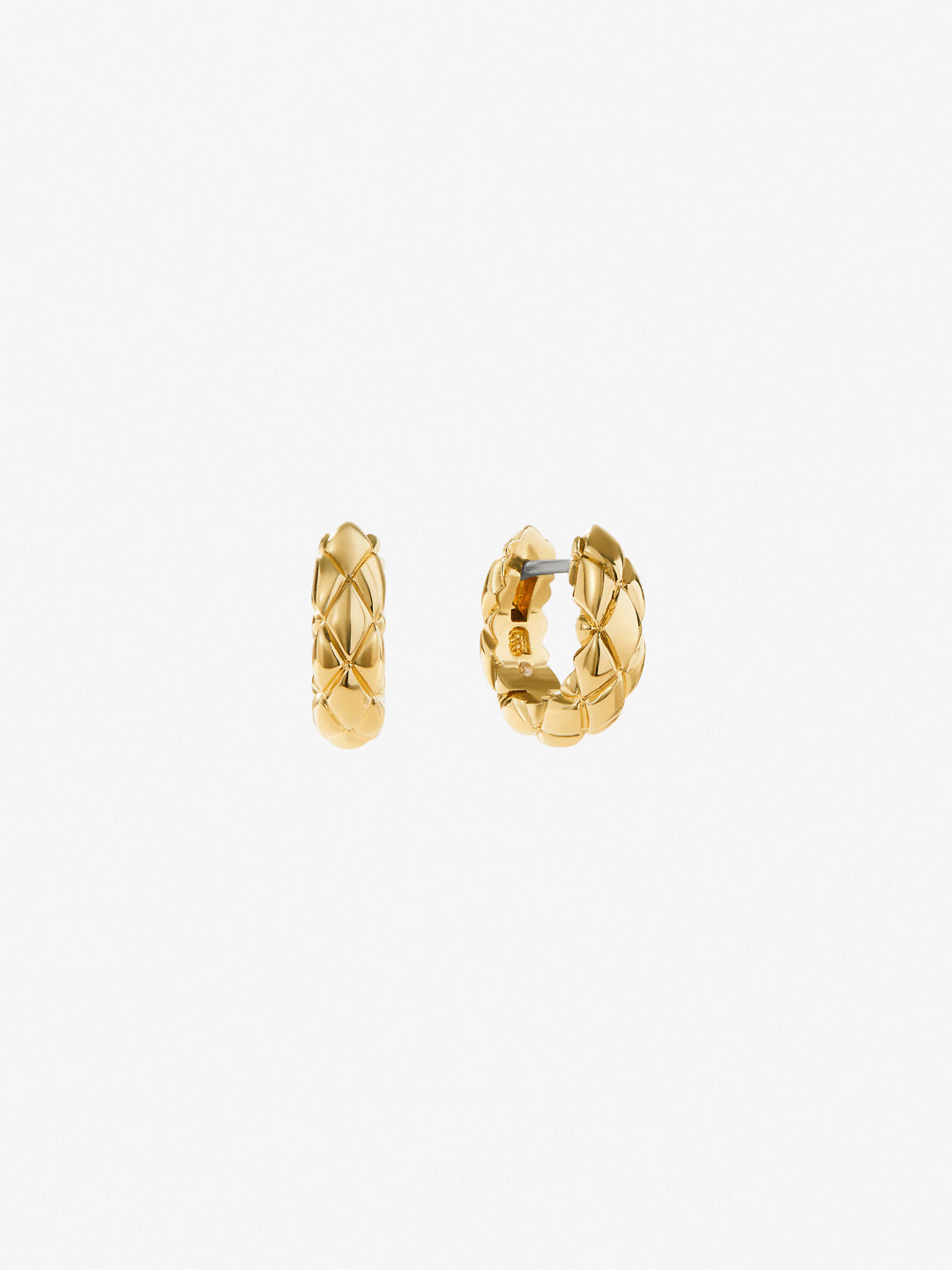 Ana Luisa Jewelry Earrings Small Hoops Small Quilted Hoops Alessa Small Gold