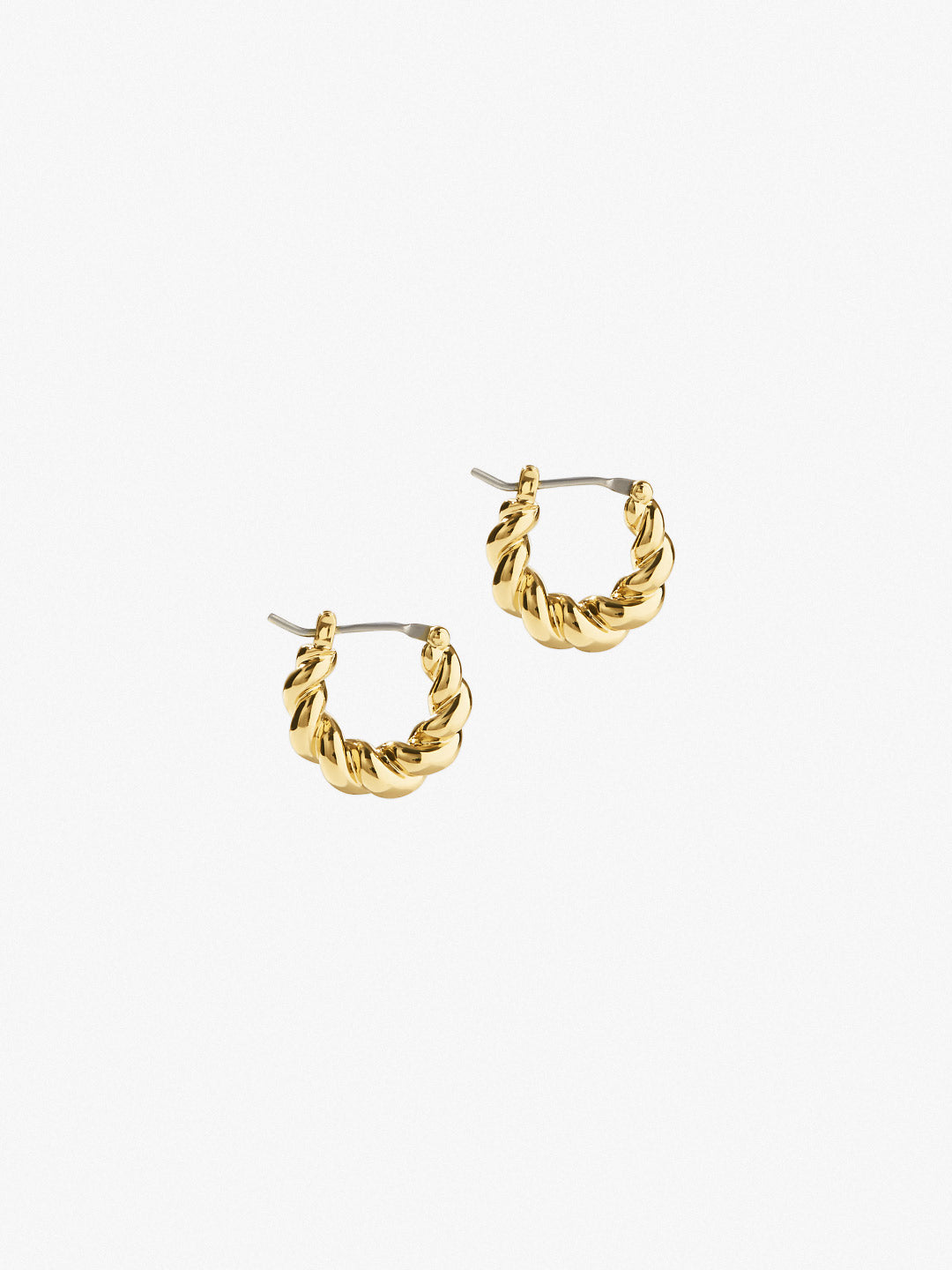 Ana Luisa Jewelry Earrings Small Hoops Twisted Hoop Earrings Paris Small Gold