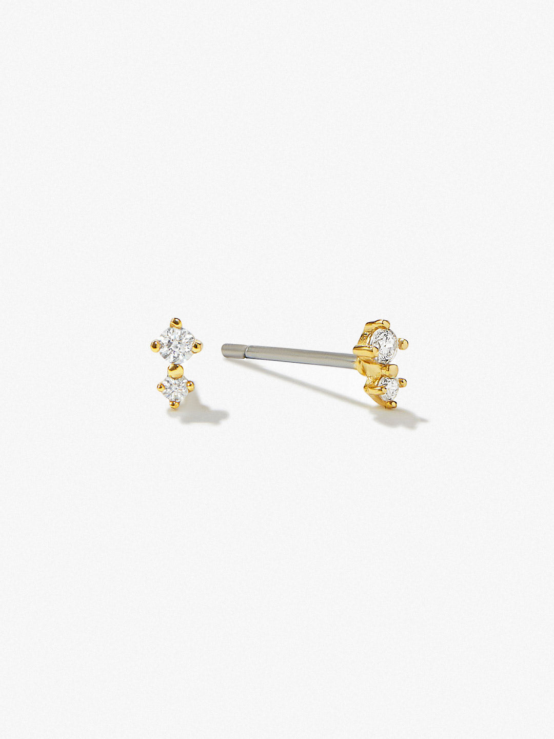 Ana Luisa Jewelry Earrings Stud Gold Stud Earrings Bobbi Silver