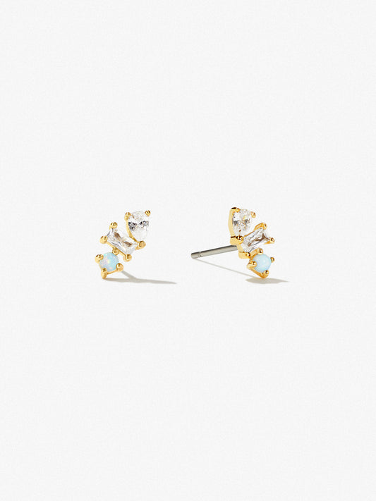 Ana Luisa Jewelry Earrings Stud Gold Stud Earrings Lane Silver