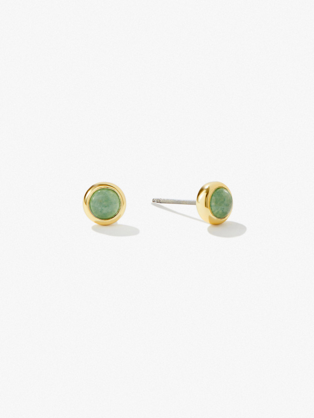 Ana Luisa Jewelry Earrings Stud Gold Stud Earrings Riley Aventurine Gold