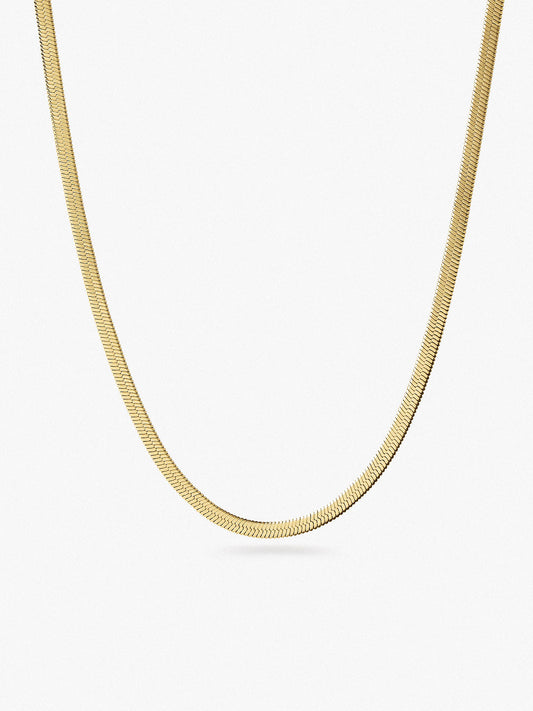 Ana Luisa Jewelry Necklaces Chain Necklace Herringbone Necklace Ina Gold