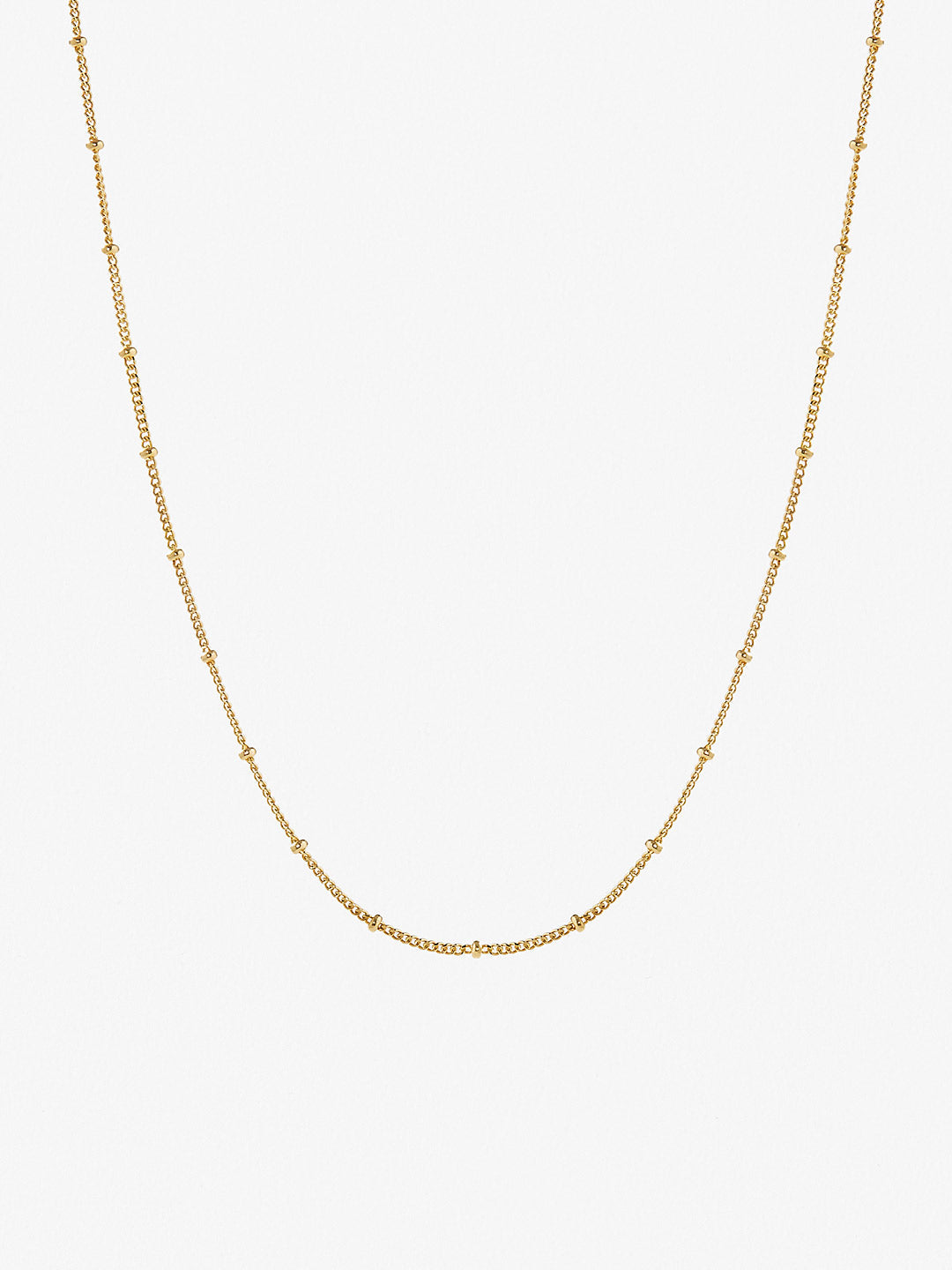 Ana Luisa Jewelry Necklaces Layered Necklaces Small Ball Chain Necklace Ana Gold