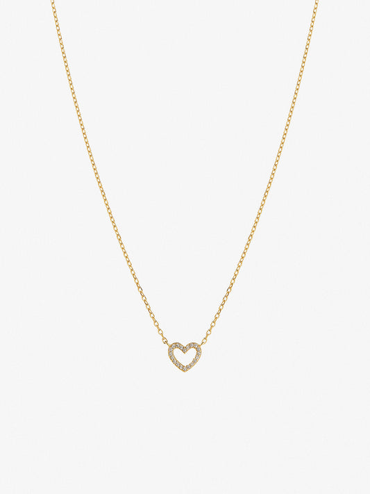 Ana Luisa Jewelry Necklaces Pendant Necklaces Open Heart Necklace Cuore Gold