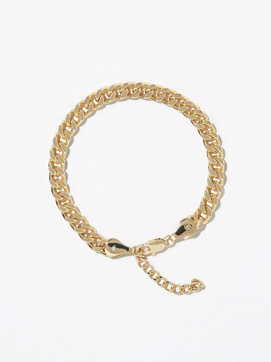 Ana Luisa Jewelry Bracelets Chain Bracelet Curb Chain Bracelet Michael Bold Small Gold