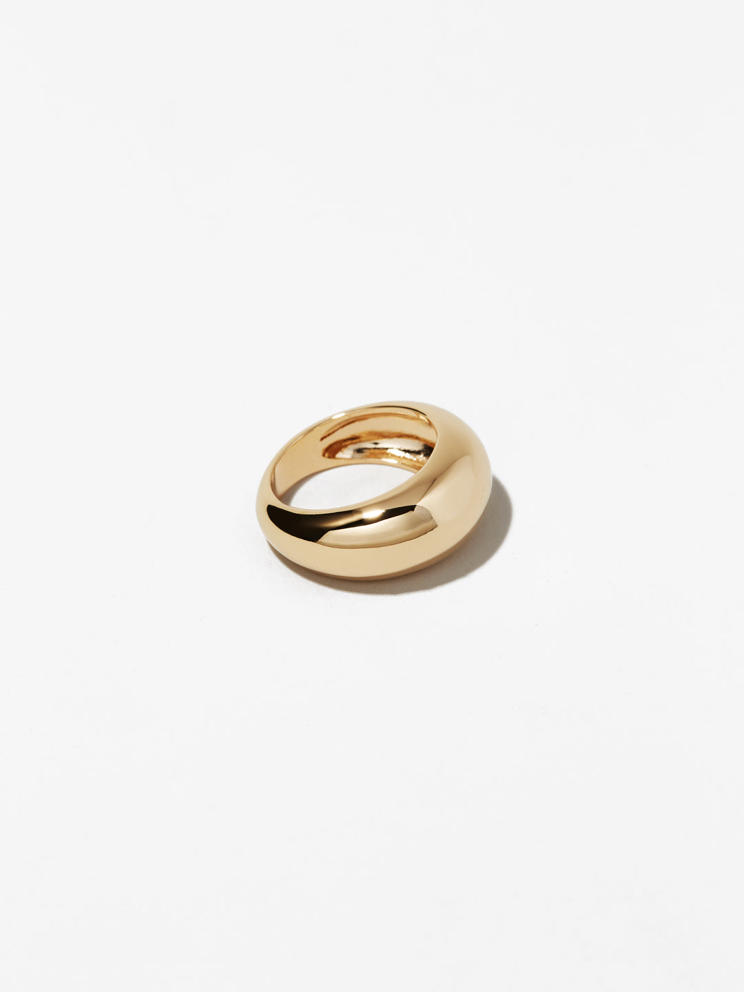 Ana Luisa Jewelry Rings Band Gold Dome Ring Noa